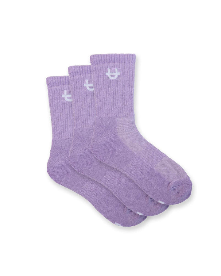 Original Crew Socken Lavendel – 3er-Pack