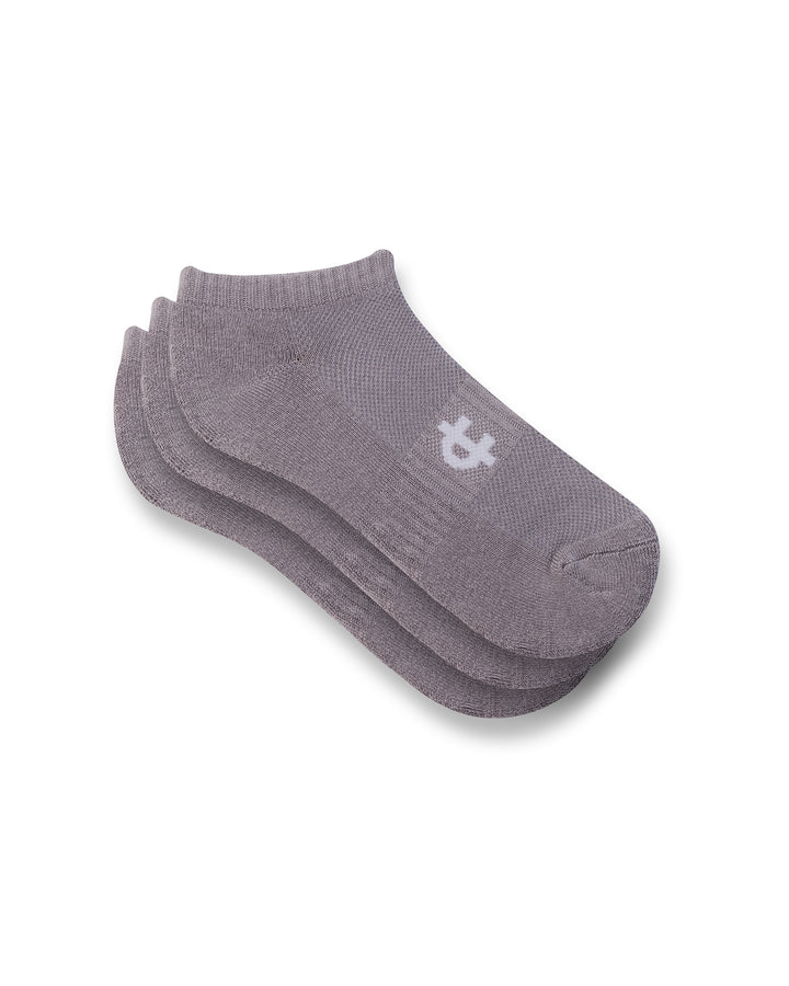 Original Sneaker-Socken Grau – 3er-Pack